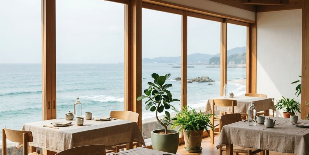 海岸の眺め